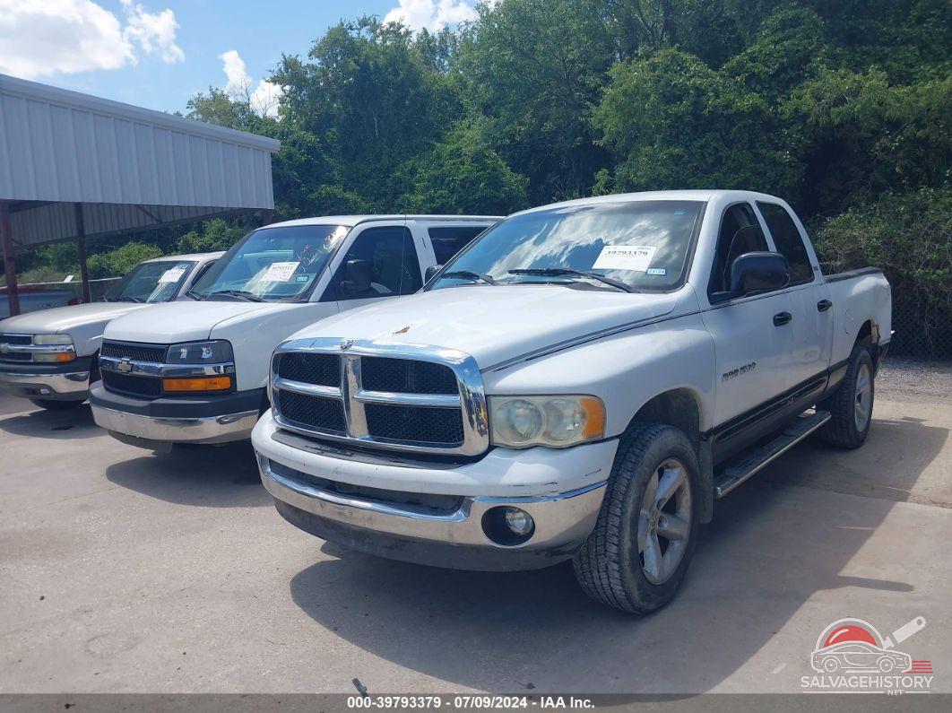 1D7HU18ZX2S526925 2002 DODGE RAM 1500 photo no. 2