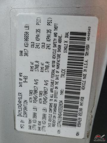1D7HU18N64S552034 2004 DODGE RAM 1500 photo no. 12