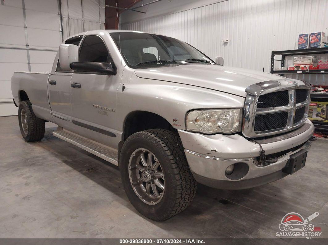 3D7KU28CX4G246746 2004 DODGE RAM 2500 photo no. 10