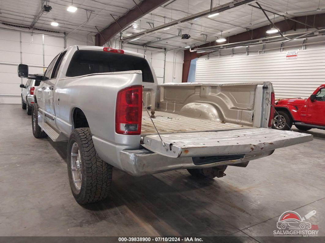 3D7KU28CX4G246746 2004 DODGE RAM 2500 photo no. 3