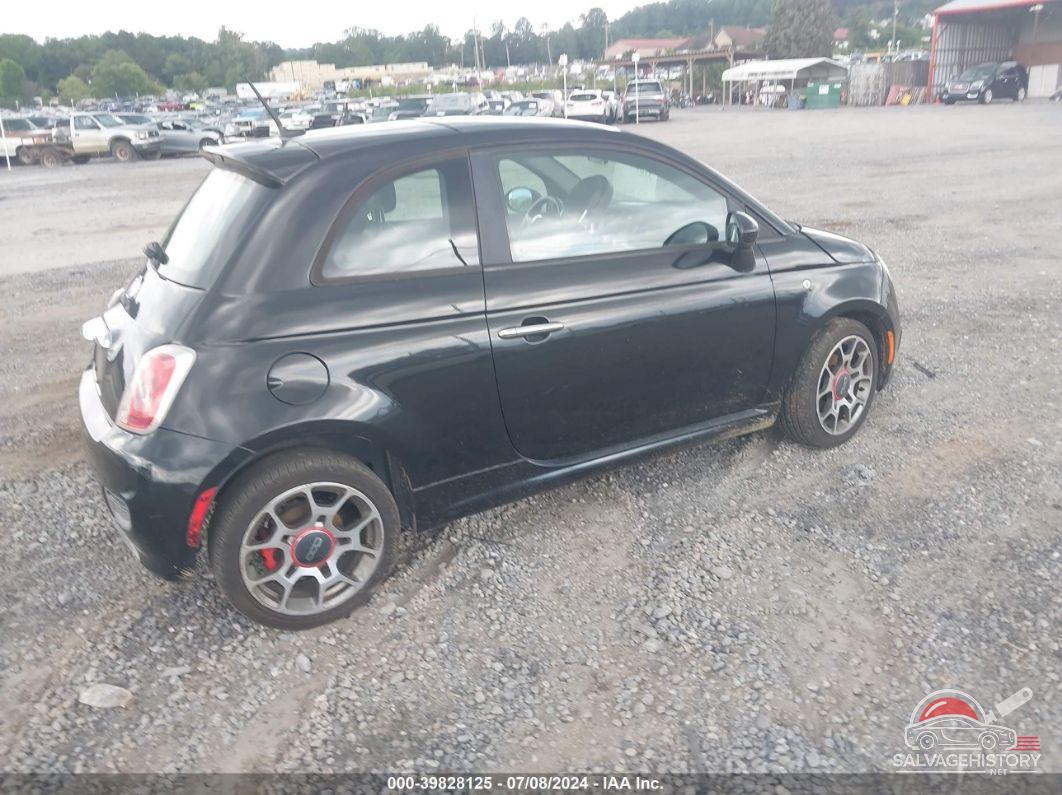 3C3CFFBR9CT164742 2012 FIAT 500 photo no. 4