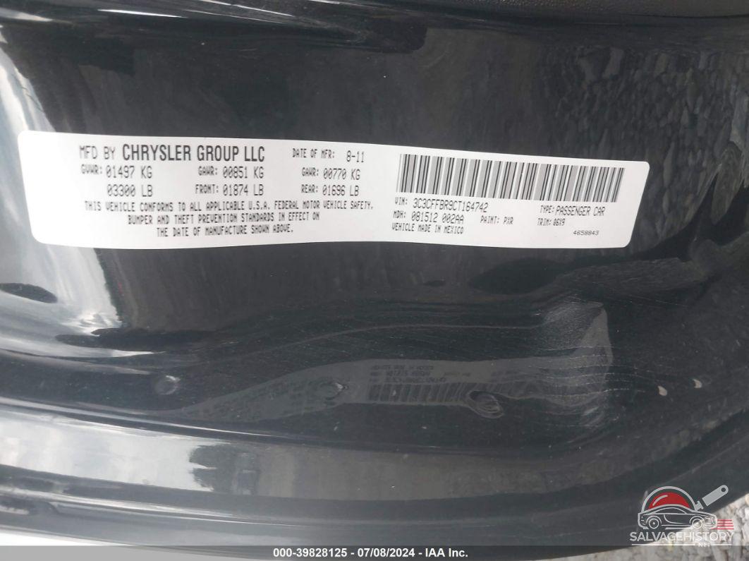 3C3CFFBR9CT164742 2012 FIAT 500 photo no. 9