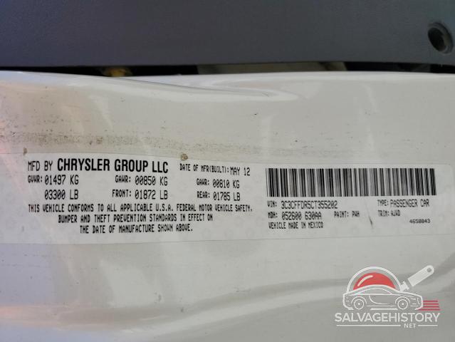 3C3CFFDR5CT355202 2012 FIAT 500 photo no. 12