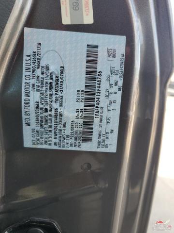 1FAFP40413F448786 2003 FORD ALL Models photo no. 13