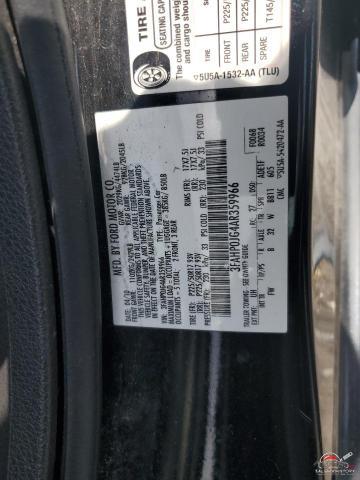 3FAHP0JG4AR359966 2010 FORD ALL Models photo no. 12
