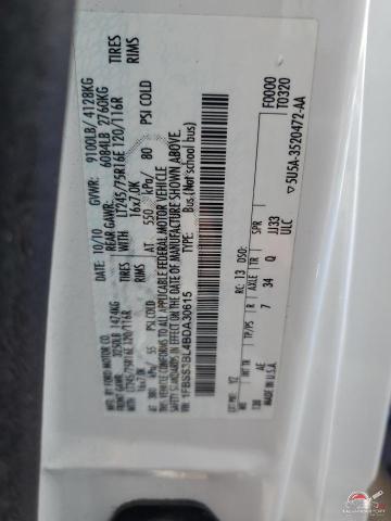 1FBSS3BL4BDA30615 2011 FORD ALL Models photo no. 13