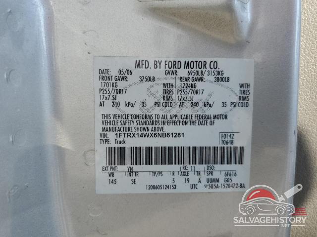 1FTRX14WX6NB61281 2006 FORD All Models photo no. 12