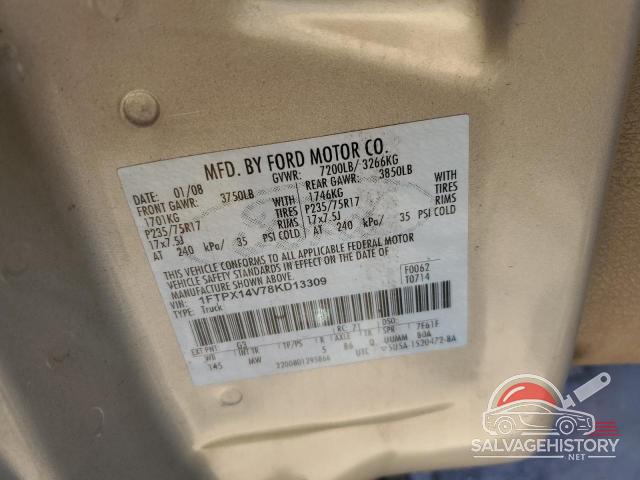 1FTPX14V78KD13309 2008 FORD All Models photo no. 12
