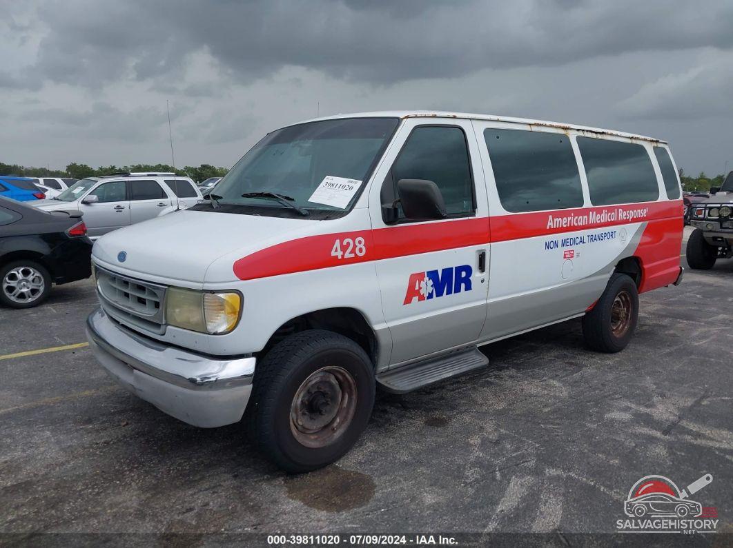 1FBJS31F6VHB30851 1997 FORD CLUB WAGON photo no. 2