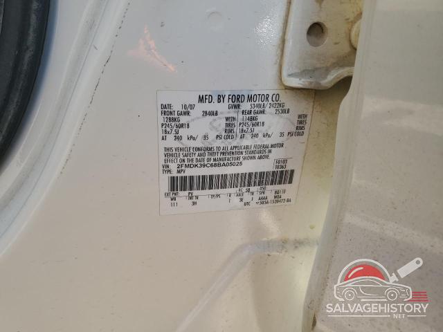 2FMDK39C68BA05025 2008 FORD EDGE photo no. 13