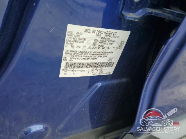 2FMDK3G95DBA06006 2013 FORD EDGE photo no. 13
