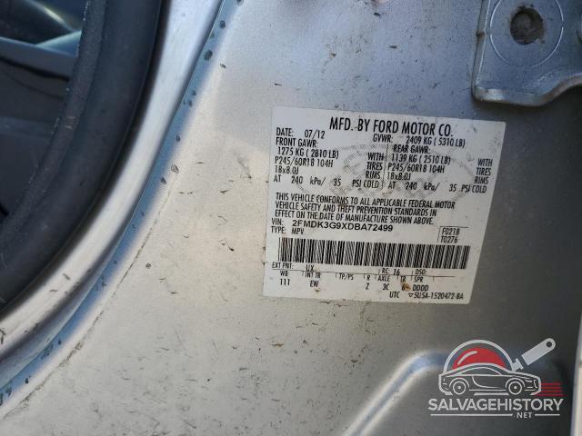 2FMDK3G9XDBA72499 2013 FORD EDGE photo no. 13