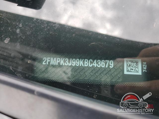 2FMPK3J99KBC43679 2019 FORD EDGE photo no. 12