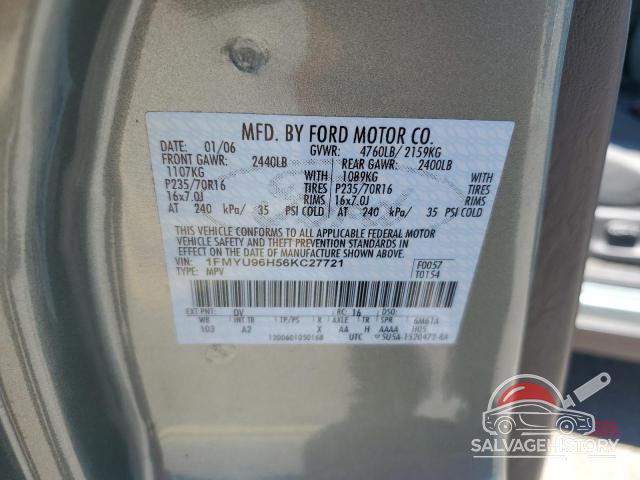 1FMYU96H56KC27721 2006 FORD ESCAPE photo no. 13