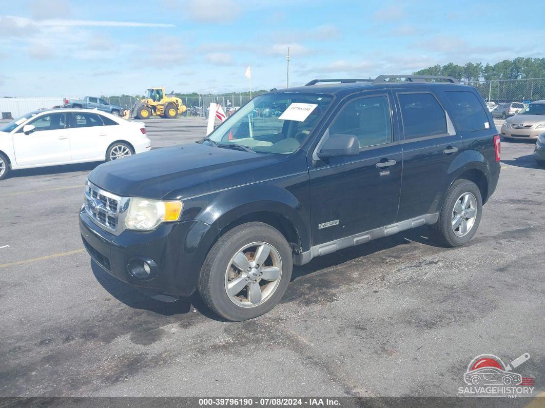 1FMCU03118KB77304 2008 FORD ESCAPE photo no. 2