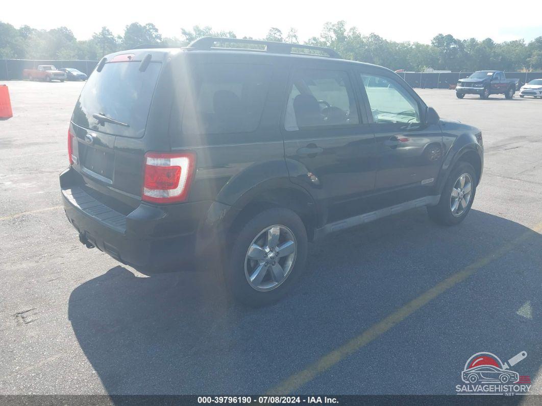 1FMCU03118KB77304 2008 FORD ESCAPE photo no. 4