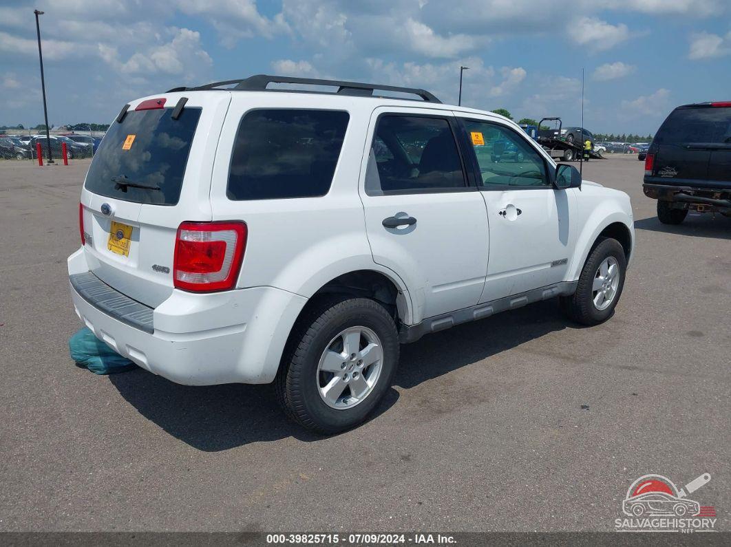 1FMCU93Z78KD31847 2008 FORD ESCAPE photo no. 4