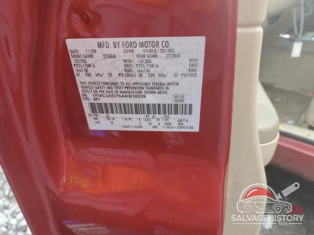 1FMCU0D76AKB18239 2010 FORD ESCAPE photo no. 13
