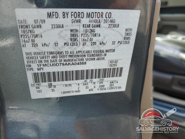 1FMCU0D79AKA04588 2010 FORD ESCAPE photo no. 13
