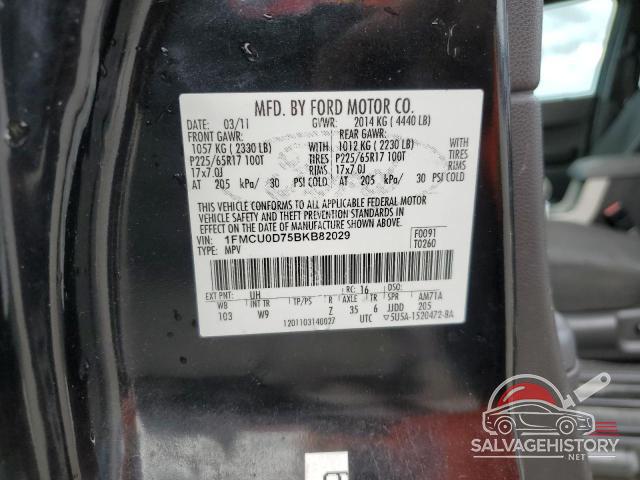1FMCU0D75BKB82029 2011 FORD ESCAPE photo no. 13
