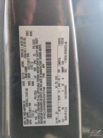 1FMCU0GX6DUD01743 2013 FORD ESCAPE photo no. 13