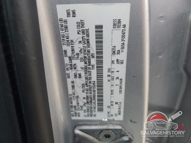 1FMCU0J95DUB15282 2013 FORD ESCAPE photo no. 13