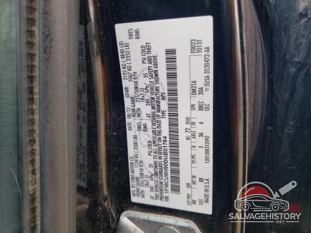 1FMCU9H90DUB01784 2013 FORD ESCAPE photo no. 12