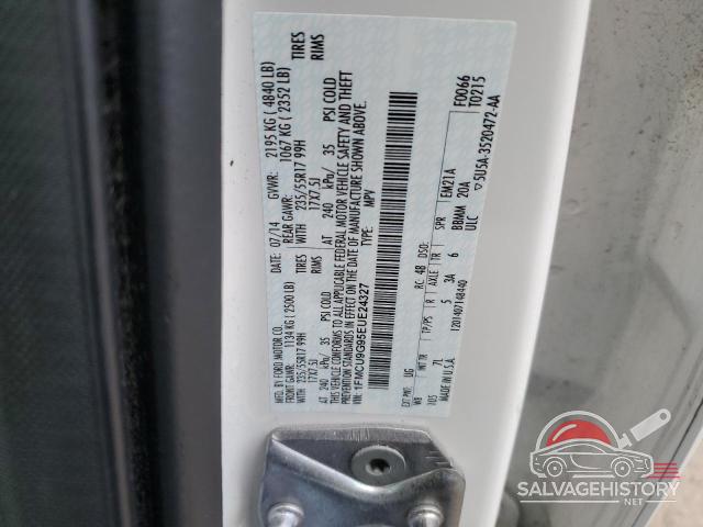 1FMCU9G95EUE24327 2014 FORD ESCAPE photo no. 13