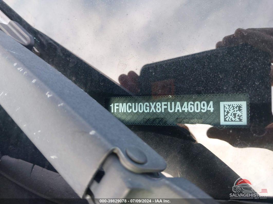 1FMCU0GX8FUA46094 2015 FORD ESCAPE photo no. 9