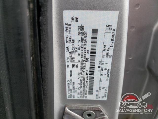 1FMCU9GX4FUB33110 2015 FORD ESCAPE photo no. 13