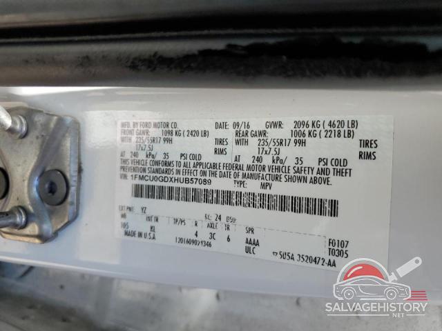 1FMCU0GDXHUB57089 2017 FORD ESCAPE photo no. 13