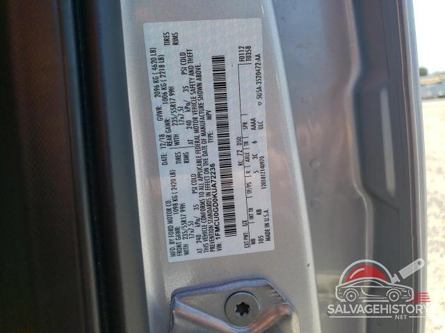 1FMCU0GD0KUA72236 2019 FORD ESCAPE photo no. 14