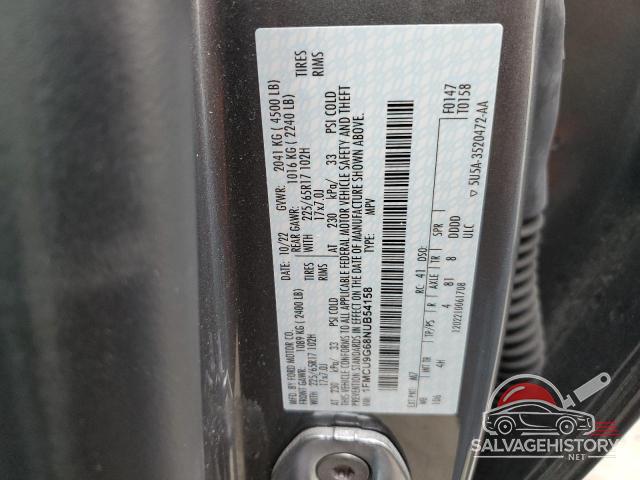1FMCU9G68NUB54158 2022 FORD ESCAPE photo no. 13