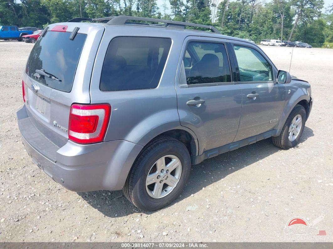 1FMCU59H78KD90114 2008 FORD ESCAPE HYBRID photo no. 4