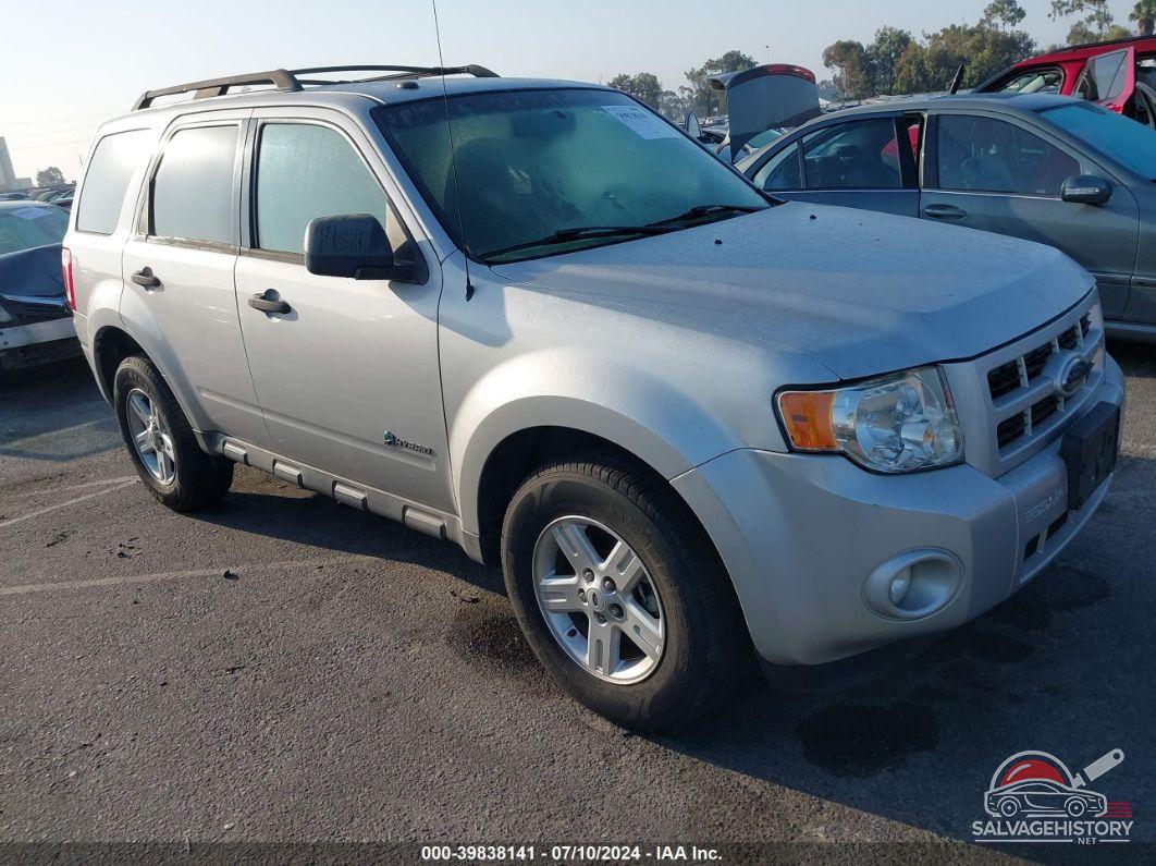 1FMCU49389KA79548 2009 FORD ESCAPE HYBRID photo no. 7