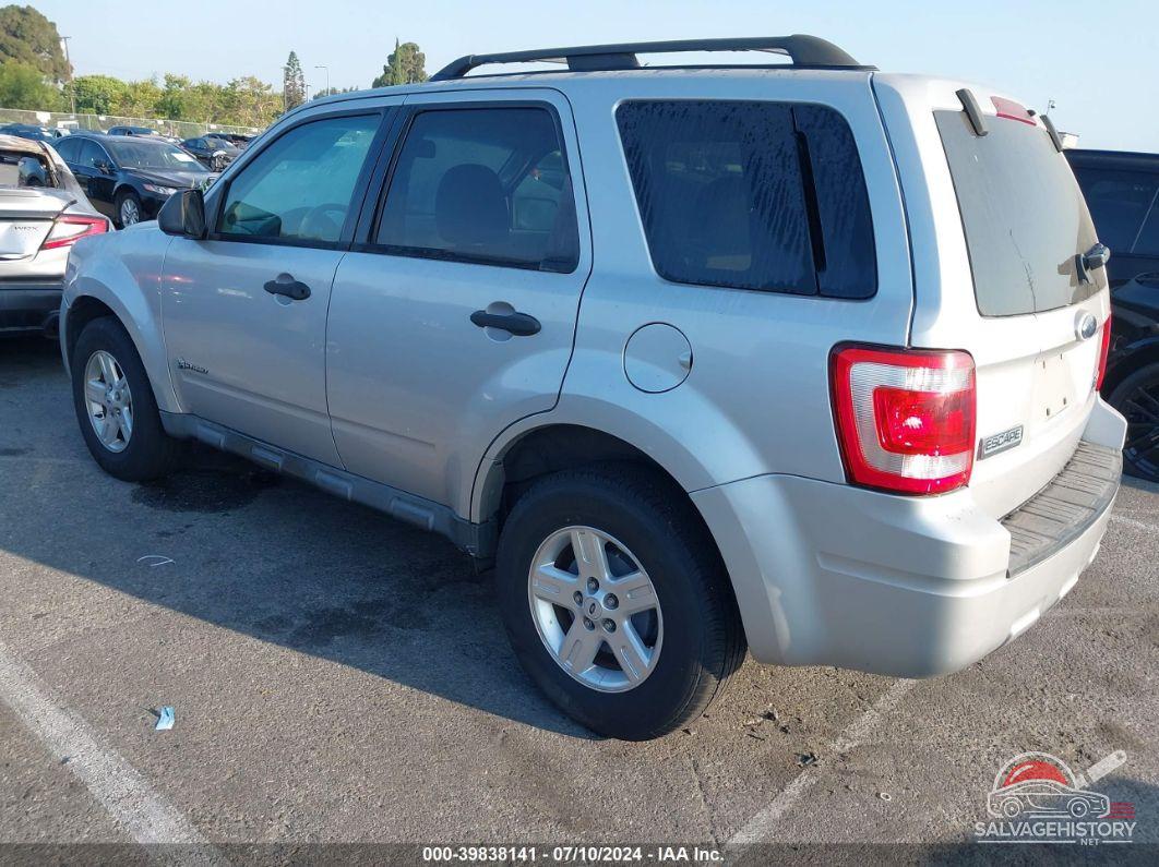 1FMCU49389KA79548 2009 FORD ESCAPE HYBRID photo no. 3
