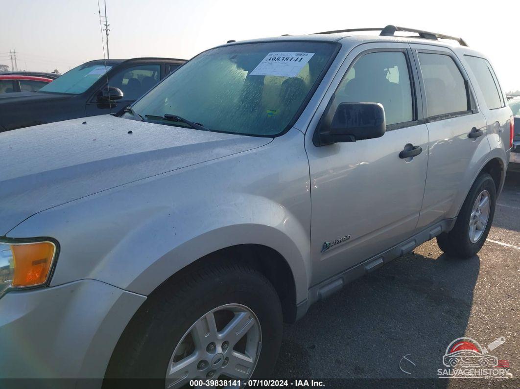 1FMCU49389KA79548 2009 FORD ESCAPE HYBRID photo no. 6