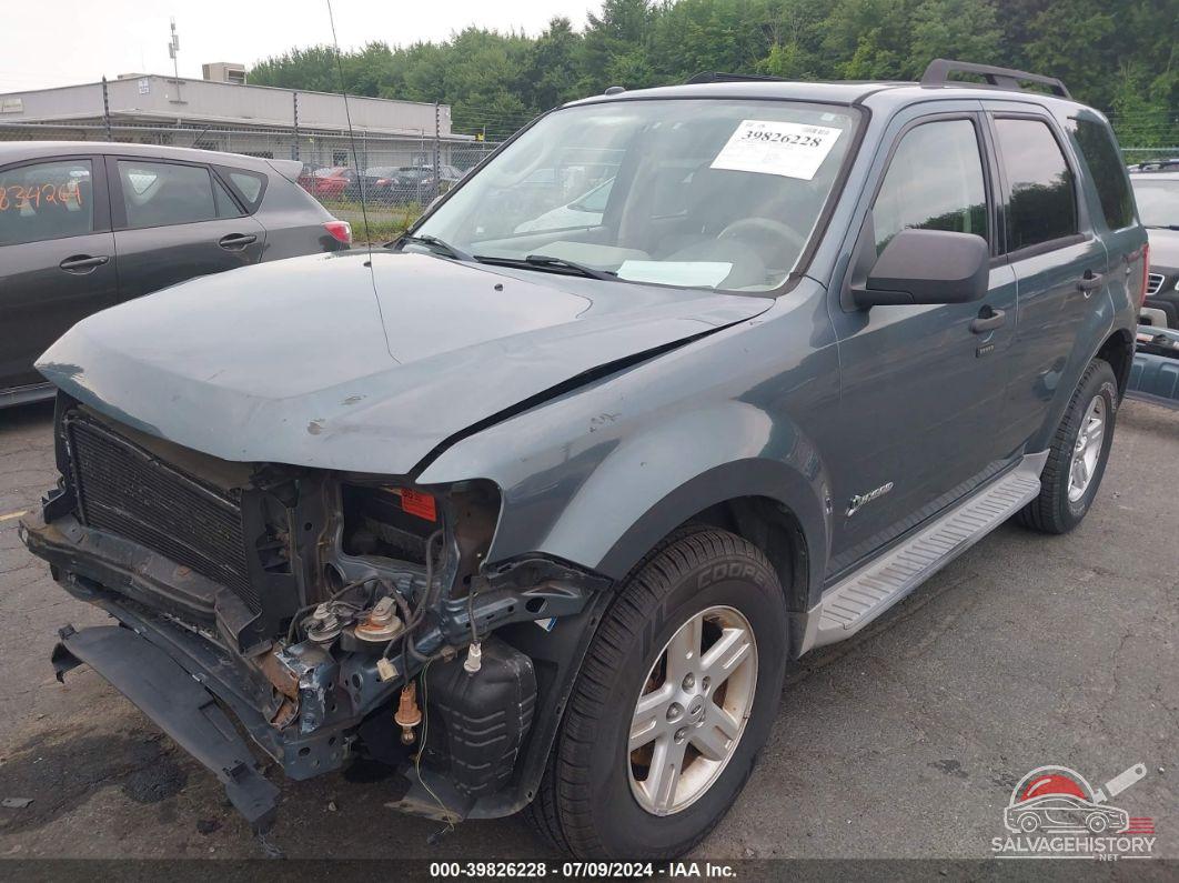 1FMCU4K31AKC48291 2010 FORD ESCAPE HYBRID photo no. 2