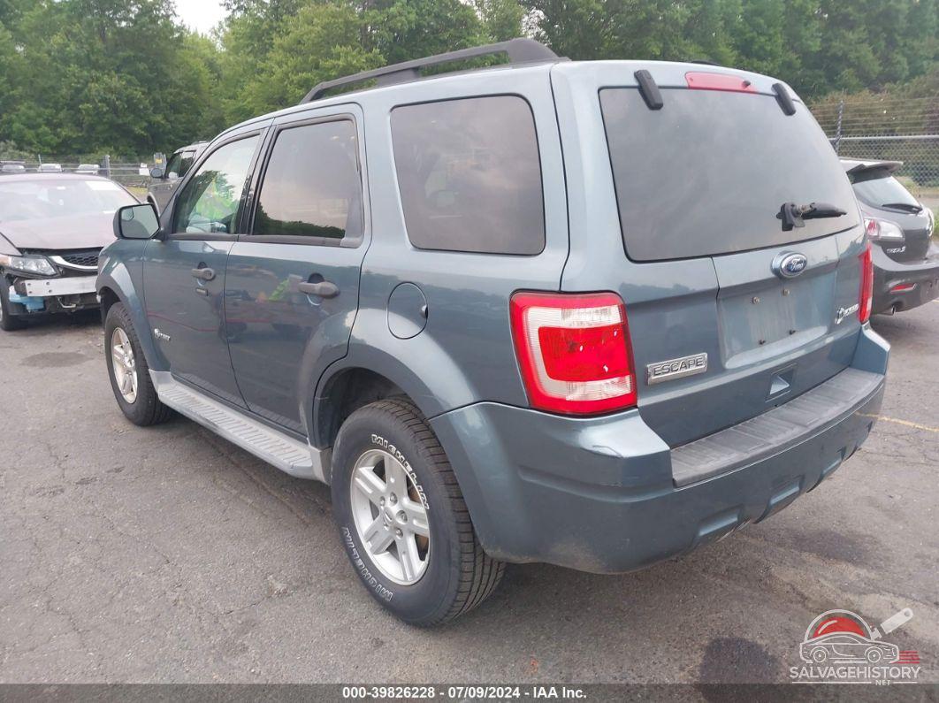 1FMCU4K31AKC48291 2010 FORD ESCAPE HYBRID photo no. 3