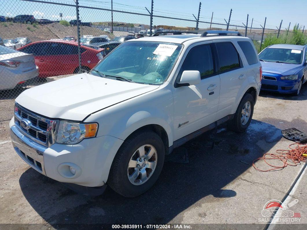 1FMCU4K35AKC48908 2010 FORD ESCAPE HYBRID photo no. 2