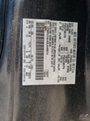 1FMPU16L42LA48074 2002 FORD EXPEDITION photo no. 14