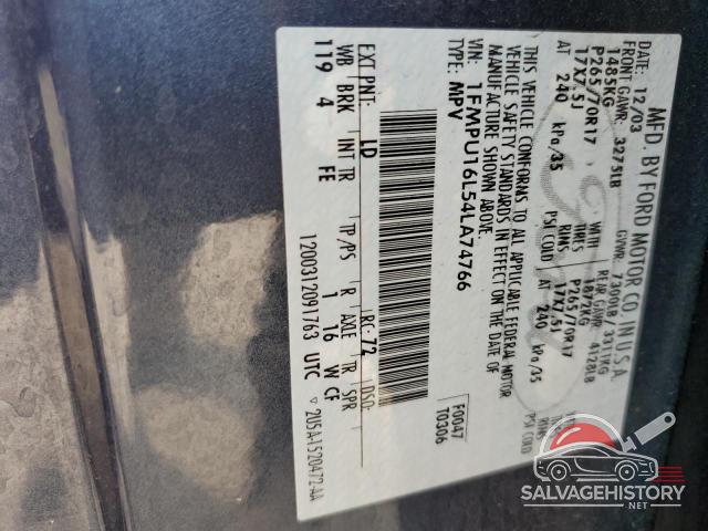 1FMPU16L54LA74766 2004 FORD EXPEDITION photo no. 13
