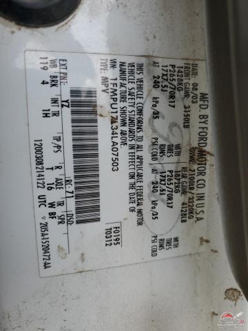 1FMPU17L34LA07503 2004 FORD EXPEDITION photo no. 13