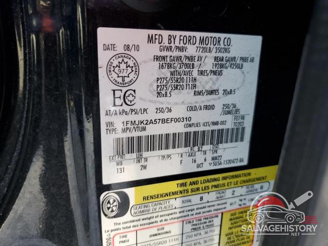 1FMJK2A57BEF00310 2011 FORD EXPEDITION photo no. 13