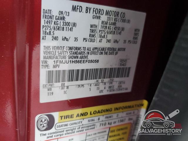 1FMJU1H56EEF05058 2014 FORD EXPEDITION photo no. 14