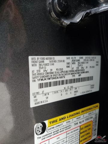 1FMJK1MT0KEA16872 2019 FORD EXPEDITION photo no. 13