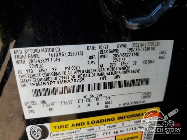 1FMJK1PT4MEA70755 2021 FORD EXPEDITION photo no. 13