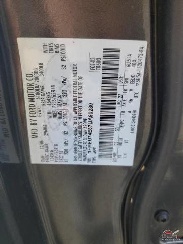 1FMEU74E87UA90280 2007 FORD EXPLORER photo no. 13