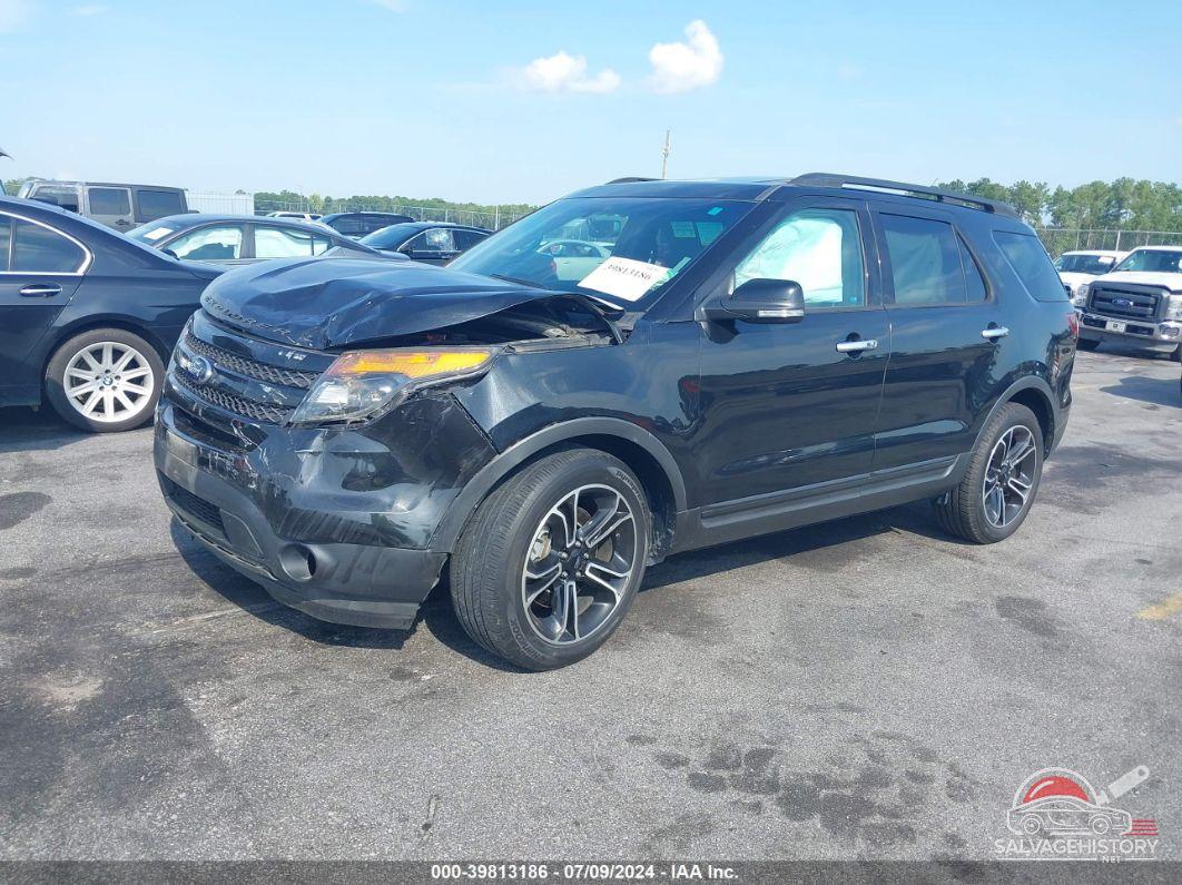 1FM5K8GT2EGC35086 2014 FORD EXPLORER photo no. 2