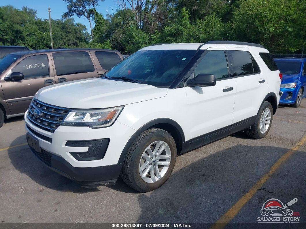 1FM5K8B87GGB64084 2016 FORD EXPLORER photo no. 2